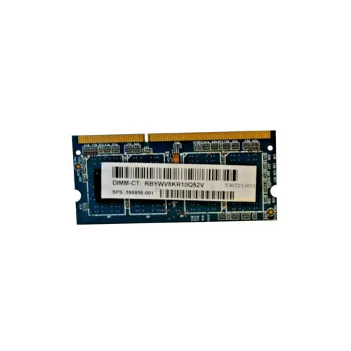 536723-R51 - HP 2GB DDR3-1333MHz PC3-10600 non-ECC Unbuffered CL9 204-Pin SoDimm 1.35V Low Voltage Single Rank Memory Module