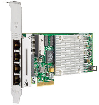 HP - 539931R-001 - Quad-Ports RJ-45 1Gbps 10Base-T/100Base-TX/1000Base-T Gigabit Ethernet PCI Express 2.0 x4 Low Profile Server Network Adapter