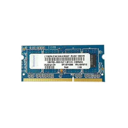 55Y3712 - Lenovo 1GB DDR3-1066MHz PC3-8500 non-ECC Unbuffered CL7 204-Pin SoDimm 1.5V Single Rank Memory Module