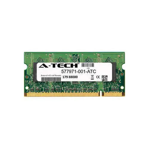 577971-001 - HP 2GB DDR2-800MHz PC2-6400 non-ECC Unbuffered CL6 200-Pin SoDimm 1.8V Memory Module