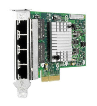 HP - 593722S21 - Quad-Ports RJ-45 1Gbps 10Base-T/100Base-TX/1000Base-T Gigabit Ethernet PCI Express 2.0 x4 Server Network Adapter