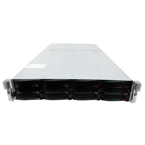 6028R-E1CR16T Supermicro 2U 12 x 3.5in Server w/ X10DRH-CT, Dual Power Supply