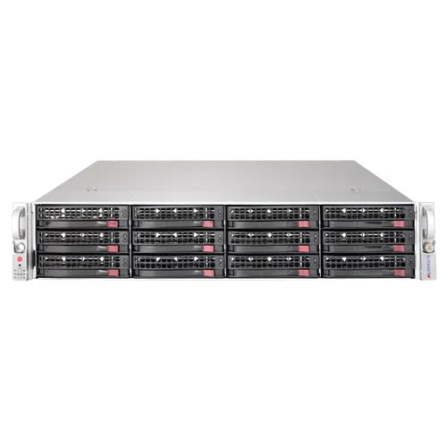 6029U-E1CR4 Supermicro 2U 12 x 3.5in Server w/ X11DPU, DUAL Power Supply, TRAYS