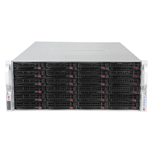 6049P-E1CR36L Supermicro 4U LFF Server w/ 1x AOC-S3008L-L8E, 1x AOM-SA