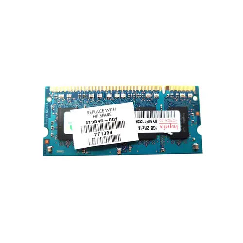 619545-001 - HP 1GB DDR2-800MHz PC2-6400 non-ECC Unbuffered CL6 200-Pin SoDimm 1.8V Memory Module