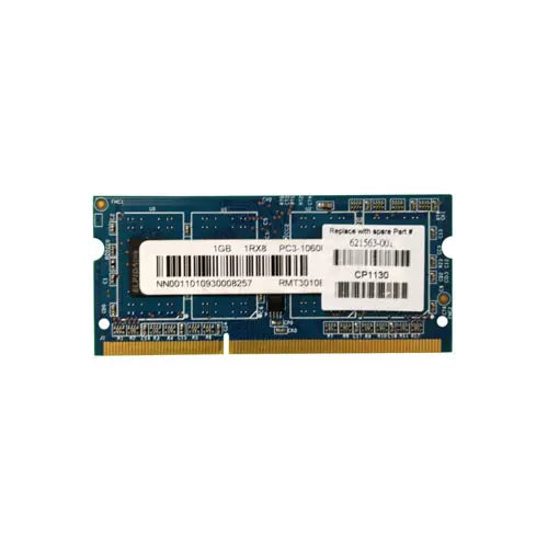 621563-001 - HP 1GB DDR3-1333MHz PC3-10600 non-ECC Unbuffered CL9 204-Pin SoDimm 1.35V Low Voltage Memory Module