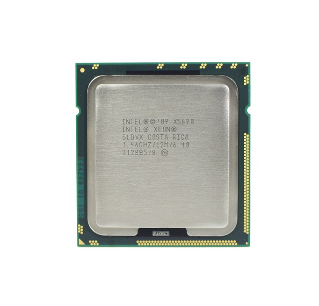 625071RB21 - HP 3.46GHz 6.40GT/s QPI 12MB L3 Cache Socket FCLGA1366 Intel Xeon X5690 Hexa-core (6 Core) Processor Kit for ProLiant ML/DL370 G6