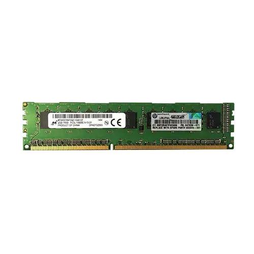 647656-071 - HP 2GB DDR3-1333MHz PC3-10600 ECC Unbuffered CL9 240-Pin UDIMM 1.35V Single Rank Memory Module