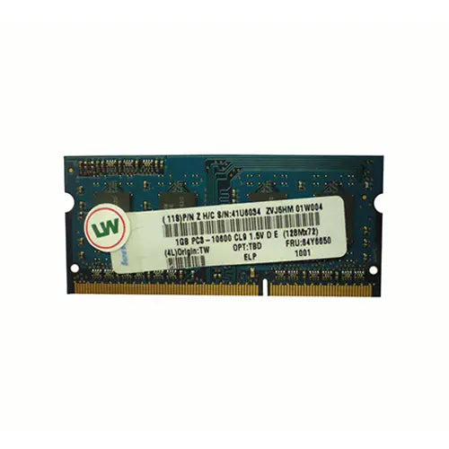 64Y6650 - IBM Lenovo 1GB DDR3-1333MHz PC3-10600 non-ECC Unbuffered CL9 204-Pin SoDimm Single Rank Memory Module