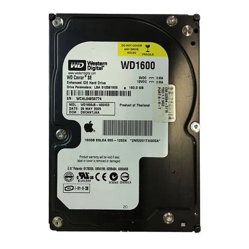 655-1232A Apple 160GB 7200RPM IDE 3.5-Inch Hard Drive