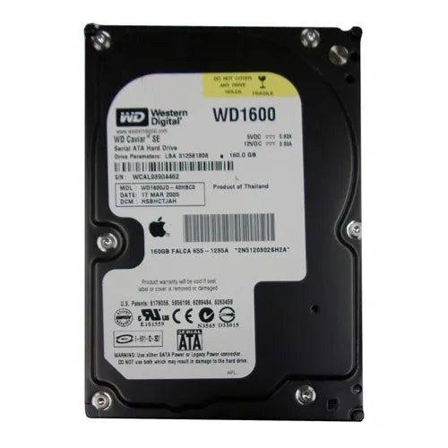 655-1235A Apple 160GB 7200RPM SATA 3.5-Inch Hard Drive