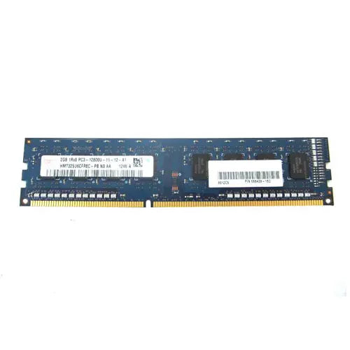 655409-150 - HP 2GB DDR3-1600MHz PC3-12800 Non-ECC Unbuffered CL11 240-Pin UDIMM 1.5V Single Rank Memory Module