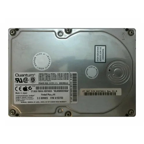 655T0023 Apple 27GB 7200RPM IDE 512KB Cache 3.5-Inch Hard Drive