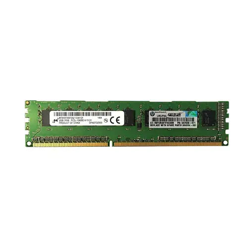 664694-001 - HP 2GB DDR3-1333MHz PC3-10600 ECC Unbuffered CL9 240-Pin UDIMM 1.35V Single Rank Memory Module