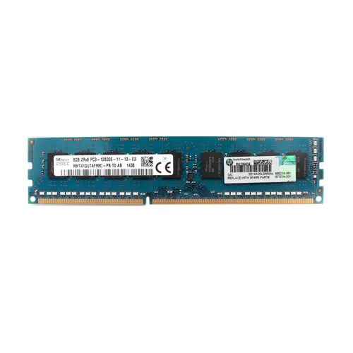 677034-001 - HP 8GB DDR3-1600MHz PC3-12800 ECC Unbuffered CL11 240-Pin UDIMM 1.5V Dual Rank Memory Module