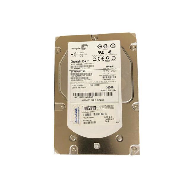 67Y1481 - Lenovo 300GB 15000RPM SAS 6Gb/s Hot Swap 3.5-inc Hard Drive