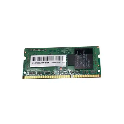 687515-663 - HP 4GB DDR3-1600MHz PC3-12800 non-ECC Unbuffered CL11 204-Pin SoDimm 1.35V Low Voltage Single Rank Memory Module