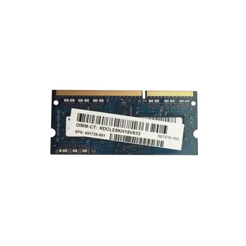 687516-352 - HP 2GB DDR3-1600MHz PC3-12800 non-ECC Unbuffered CL11 204-Pin SoDimm 1.35V Low Voltage Memory Module