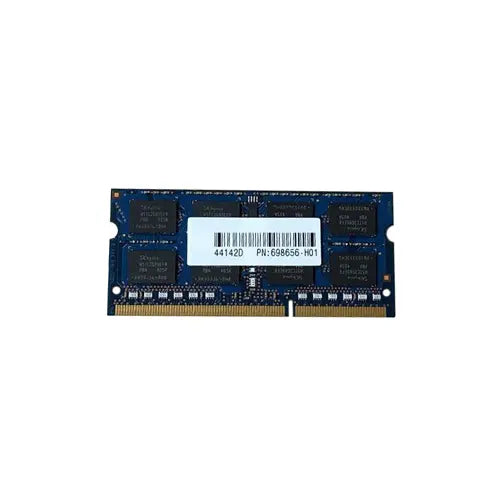 698656-H01 - HP 4GB DDR3-1600MHz PC3-12800 non-ECC Unbuffered CL11 204-Pin SoDimm 1.35V Low Voltage Memory Module