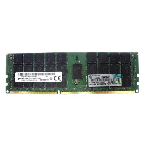 707301-001-GEN - HPE 24GB DDR3-1333MHz PC3-10600 ECC Registered CL9 240-Pin RDIMM 1.35V Triple Rank Memory Module