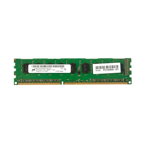 712286-571 - HP 2GB DDR3-1866MHz PC3-14900 ECC Unbuffered CL13 240-Pin UDIMM 1.5V Single Rank Memory Module