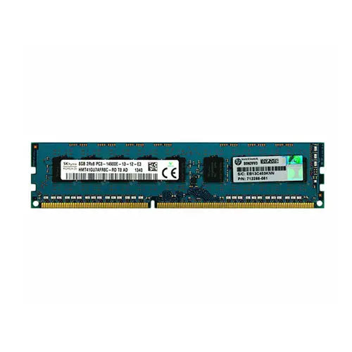 712288-081 - HP 8GB DDR3-1866MHz PC3-14900 ECC Unbuffered CL13 240-Pin DIMM 1.35V Low Voltage Dual Rank Memory Module