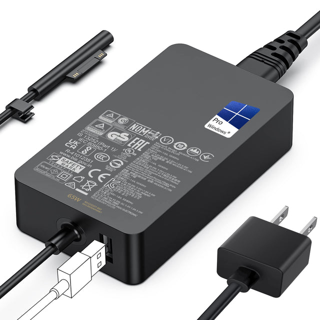 Microsoft - M1123227-002 - Surface 65W Power Adapter ( Magnetic )