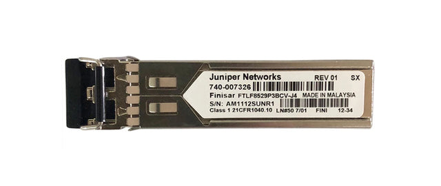 740-007326 - Juniper 1Gbps 1000Base-SX Multi-Mode Fiber 550m 850nm LC Duplex Connector SFP Transceiver Module