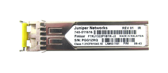 740-011616 - Juniper OC-12 Single-Mode 1310nm 15km SFP Transceiver Module