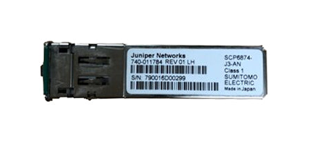 740-011784 - Juniper 1.25Gbps 1000Base-LH 80km 1550nm LC Connector SFP Transceiver Module