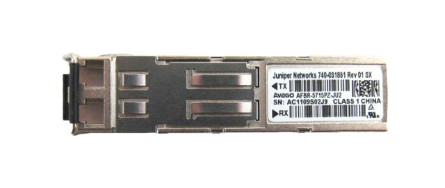 740-031851 - Juniper 1000GBase-SX 850nm 500m SFP Optical Transceiver Module