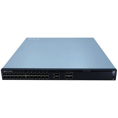 7YYW1 Dell PowerSwitch S4100-ON Series S4128F-ON 28 x SFP+ Ports 10GBase-X + 2 x QSFP28 Ports Layer 3 Managed 1U Rack-mountable Gigabit Ethernet Network Switch