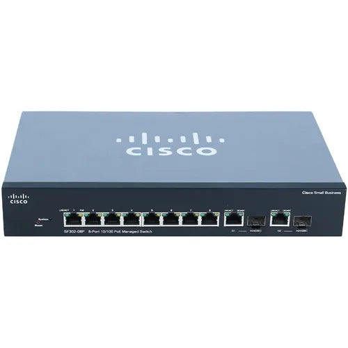 WS-C2960C-8TC-S= Cisco Catalyst 2960-C Series C2960C-8TC 8 x RJ-45 Ports 10/100Base-TX + 2 x 1G Copper Ports + 2 x SFP Ports Layer 2 Managed Rack-mountable Fast Ethernet Network Switch