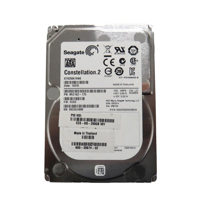 250GB 7200RPM SATA 6Gb/s 64MB Cache 2.5-Inch Hard Drive