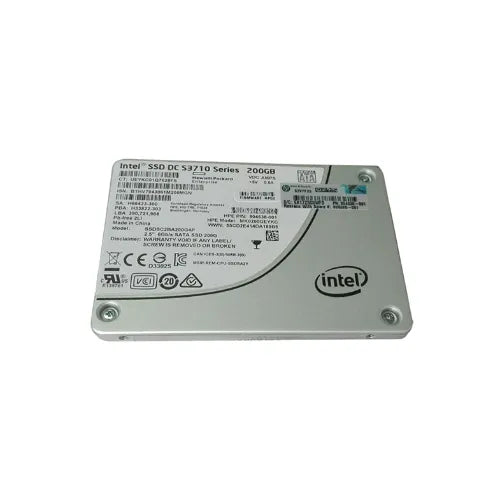 805385-001-GEN - HPE 200GB Multi-Level Cell SATA 6Gb/s Hot Swappable Write Intensive-2 2.5-Inch Solid State Drive with Hot Pluggable Smart Carrier for ProLiant Gen8 Server