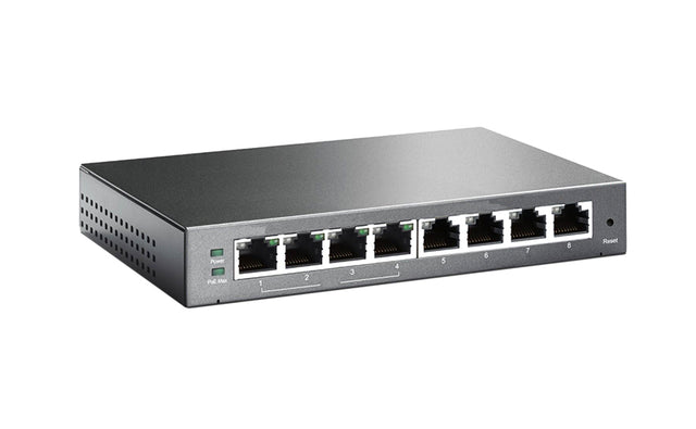 DGS-1008P - D-Link 8-Port 4 4 x 10/ 100/ 1000Base-T 10/ 100/ 1000Base-T Power Over Ethernet Switch