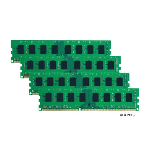 311-6199 - Dell 16GB Kit (8x2GB) DDR2-667MHz PC2-5300 ECC Fully Buffered CL5 240-Pin FB-DIMM 1.8V Dual Rank Memory Module