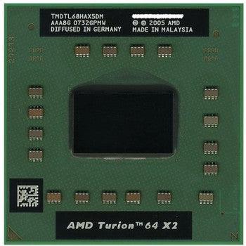 AMD - TMDTL68HAX5DM - Turion 64 X2 TL-62 Dual-Core 2.10GHz 800MHz FSB HT 1MB L2 Cache Socket S1 Processor