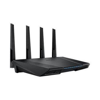 ASUS - 90IG00W0-BM3G10 - Rt-ac87u Dual-band 4x4 AC2400 Wifi 4-Ports Gigabit Router with AiProtection Powered by Trend Micro