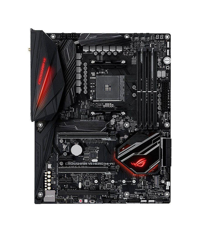 90MB0XF0-M0EAY0 ASUS Rog Crosshair Vii Hero Wi-fi Amd X470 Am4 Atx DDR4 S (Refurbished)