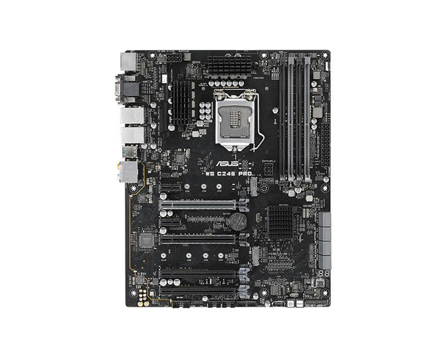 WS C246M PRO Socket LGA1151 Intel C246 Chipset Micro-ATX System Board Motherboard Supports Xeon E-2100 Series/Pentium/Celeron/Core i7/i5/i3 DDR4 4xDIMM