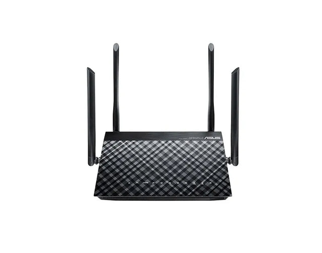 90IG02B0-BU2110 - ASUS DSL-AC55U wireless router Gigabit Ethernet Dual-band [2.4 GHz / 5 GHz] 4G Black