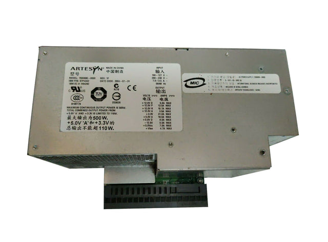 500-Watts 200-240V AC 3.5A 50-60Hz Hot-Swappable Power Supply for 9114-275 pSeries