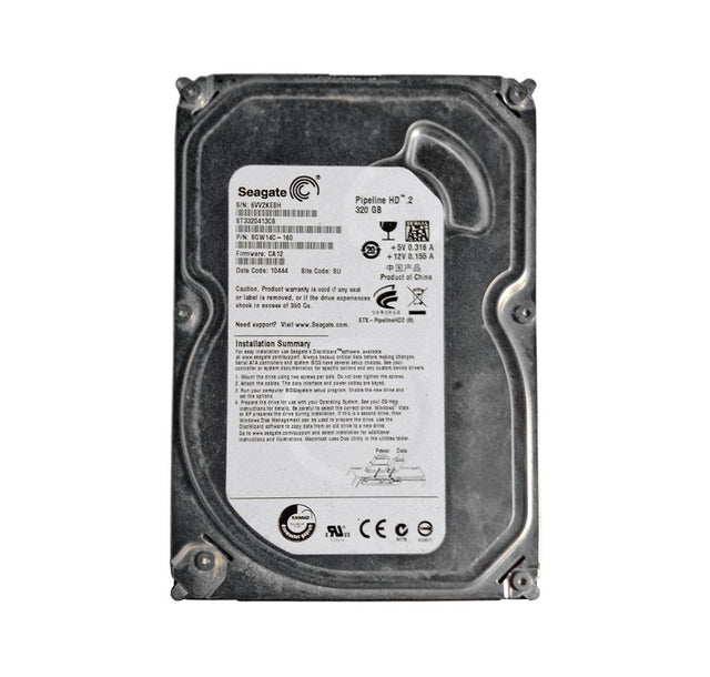 9GW14C-160 - Seagate Pipeline HD.2 320GB 5900RPM SATA 3Gb/s 16MB Cache 3.5-inch Hard Drive