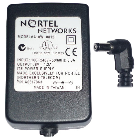 A0517863 Nortel 100-240V 1.2A AC Adapter (Refurbished)