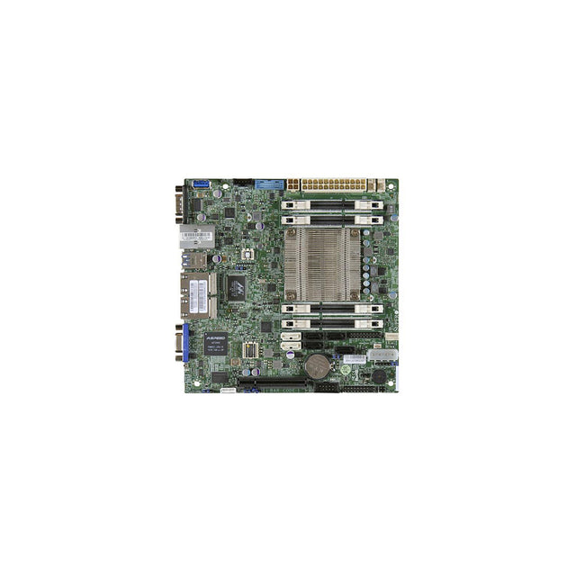 A1SRI-2558F - Supermicro Socket FCBGA-1283 System on Chip Chipset Mini-ITX System Board (Motherboard) Supports Atom C2558 DDR3 4x DIMM