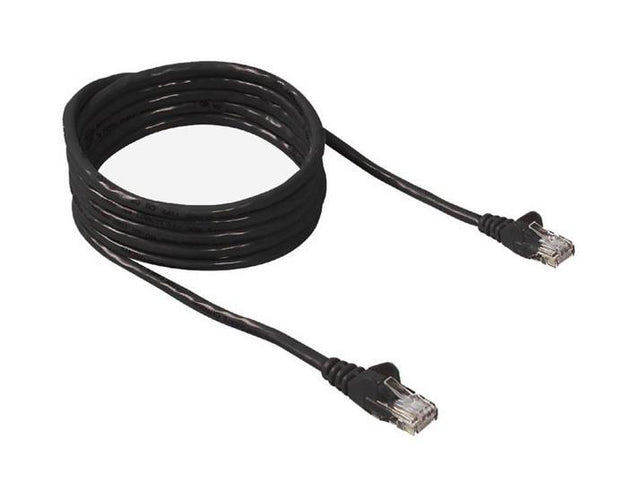 A3L791B30M-BLKS Belkin 98.5ft RJ45 CAT5e Snagless Molded Patch Cable Black