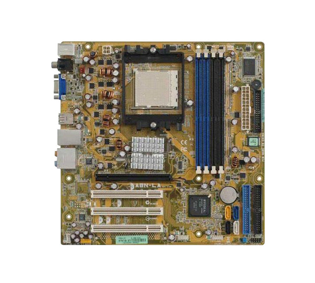 A8N-LA Desktop Motherboard nVIDIA Chipset Micro ATX Socket PGA-939 1000MHz, 800MHz HT 4GB DDR SDRAM 7.1