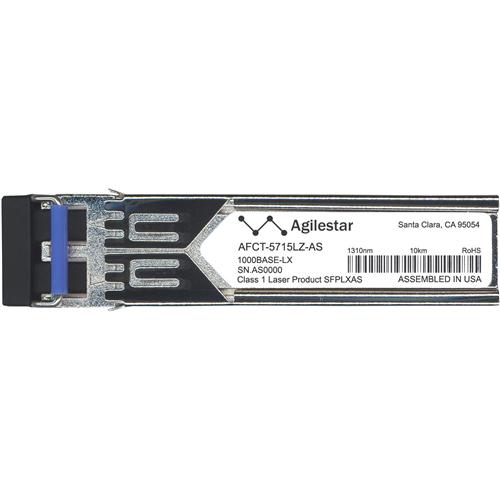 AFCT-5715LZ-AS Agilestar 1000BASE-LX Small Form-factor Pluggable SFP 1310nm Transmitter Wavelength LC Duplex Connector Single-mode Fiber Digital Diagnostics Function (DDM) up to 10km reach