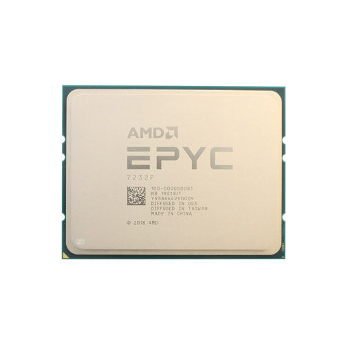 100-000000081 AMD EPYC 7232P 8-Core 3.1GHz Socket SP3 32 MB L3 Cache Processor